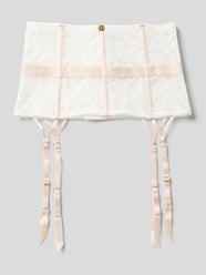 Strumpfhalter mit Spitzenbesatz Modell 'Velia' von LASCANA Weiß - 38