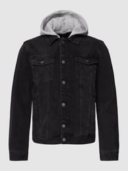 Jeansjack met afneembare capuchon van MCNEAL Grijs / zwart - 47