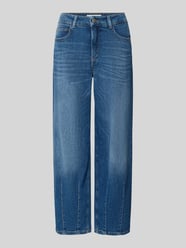 Barrel fit jeans met siernaden model 'Melly twisted' van OPUS PANTS - 24