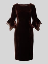 Abendkleid aus Samt mit Rundhalsausschnitt von Adrianna Papell - 2