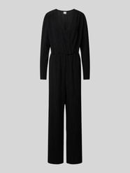 Jumpsuit mit Effektgarn Modell 'NAREEN' von ICHI Schwarz - 38