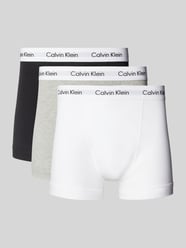 Trunks mit Label-Bund im 3er-Pack von Calvin Klein Underwear Weiß - 31