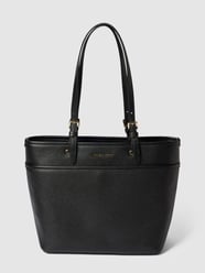 Torba shopper z detalem z logo model ‘WINSTON’ od MICHAEL Michael Kors Czarny - 25