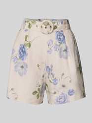 Relaxed Fit Bermudas mit Gürtel von Jake*s Collection - 2