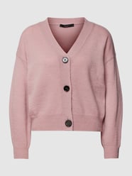 Strickjacke mit überschnittenen Schultern Modell 'OBLIO' von Weekend Max Mara Rosa - 46