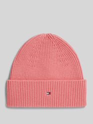 Mütze aus Baumwoll-Mix mit Woll-Anteil von Tommy Hilfiger Pink - 17