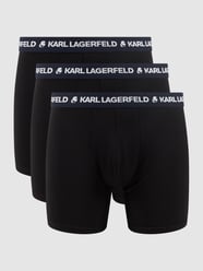 Trunks mit Stretch-Anteil im 3er-Pack  von Karl Lagerfeld Grau / Schwarz - 25
