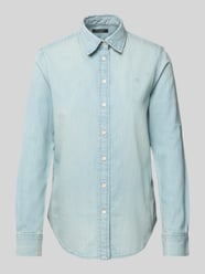 Regular Fit Jeansbluse mit Logo-Stitching Modell 'JAMELKO' von Lauren Ralph Lauren - 12