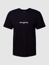 T-Shirt mit Label-Print von THE KOOPLES Schwarz - 8