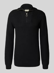 Bluza z kołnierzem i detalem z logo model ‘DENO’ od Blend - 13