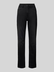 Slim fit jeans met riemlussen, model 'Style.Carola Thermo' van Brax Grijs / zwart - 7