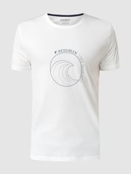 T-Shirt mit Print  von Redgreen Weiß - 11