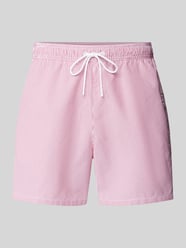 Badehose mit elastischem Bund von Tommy Hilfiger Rot - 4