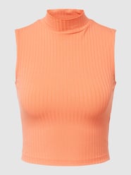 Tanktop mit Stehkragen Modell 'Kaori' von EDITED Orange - 17