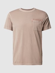 T-shirt met opgestikte borstzak, model 'Caspar' van JOOP! Jeans Bruin - 42