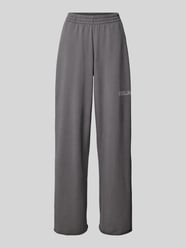 Jogpants mit Rollsaum und Label-Print von Karo Kauer - 21