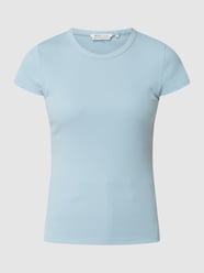 T-Shirt mit Stretch-Anteil  von Tom Tailor Denim Blau - 36