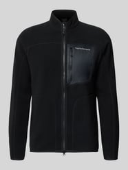 kroj slim fit kurtka z polaru ze stójką model 'NatureRush' od Peak Performance - 33