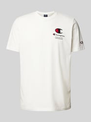 T-Shirt mit Label-Print von CHAMPION Beige - 17