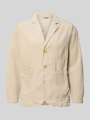 Regular Fit Sakko aus Cord mit Reverskragen von Lindbergh Beige - 2