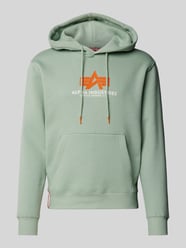 Hoodie mit Kapuze von Alpha Industries Grün - 47