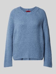 Strickpullover mit Rundhalsausschnitt Modell 'JOSEF' von MAX&Co. Blau - 45