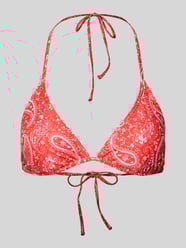 Regular Fit Bikini-Oberteil mit Allover-Muster Modell 'BAOMI' von Pieces - 2
