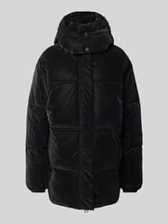 Steppjacke mit Kapuze von Jake*s Casual Schwarz - 28