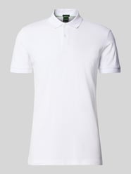 Koszulka polo o kroju regular fit z czystej bawełny model 'PIO 1' od BOSS Green - 30