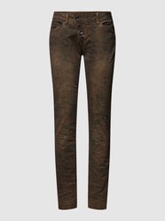 Hose mit Strukturmuster Modell 'Malibu' von Buena Vista Beige - 43
