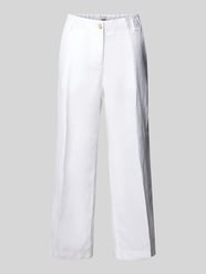 Straight leg linnen broek met verkort model van Brax - 47