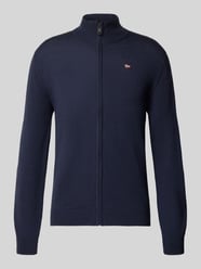 Strickjacke mit Logo-Stitching Modell 'DAMAVAND' von Napapijri - 7