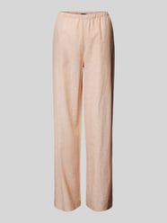 Straight leg linnen broek met elastische band van ARMANI EXCHANGE - 1