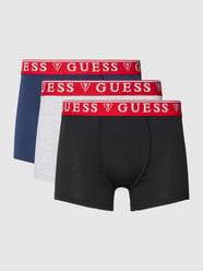 Trunks mit elastischem Bund Modell 'BRIAN HERO' im 3er-Pack von Guess Grau - 10