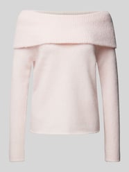 Strickpullover im Off-Shoulder-Look von Gina Tricot Rosa - 9