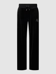 Spodnie dresowe z detalami z logo model ‘JERRY’ od Juicy Couture Czarny - 34