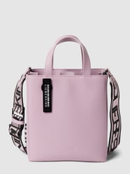 Torba tote z detalem z logo model ‘Carter’ od LIEBESKIND BERLIN Fioletowy - 28