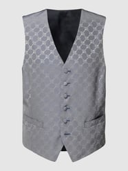 Weste mit Allover-Muster Modell 'Weazer' von JOOP! Collection Blau - 38