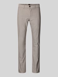 Slim Fit Chino mit Gesäßtaschen von BOSS Orange Beige - 5