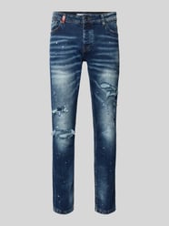 Slim Fit Jeans mit 5-Pocket-Design Modell 'VICTOR' von 2Y Studios Blau - 16