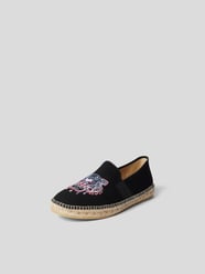 Espadrilles mit Logo-Stitching von Kenzo Grau / Schwarz - 37