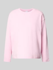 Pyjamabovendeel met geribde ronde hals van Mey Fuchsia - 10