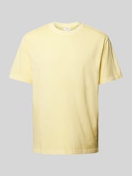 T-Shirt mit Rundhalsausschnitt Modell 'SUGAR' von Mango Gelb - 5