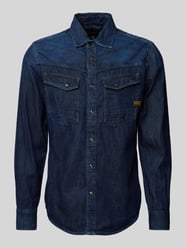 Slim Fit Jeanshemd mit Label-Patch Modell 'Dakota' von G-Star Raw Blau - 3