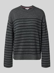 Sweter z dzianiny o kroju regular fit z czystej wełny od Tommy Hilfiger - 22