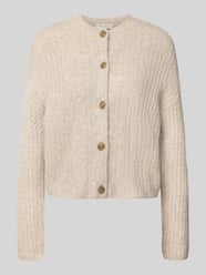 Regular fit gebreid jack met scheerwol van Marc O'Polo - 24