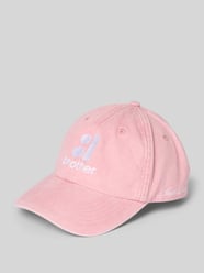 Basecap mit Label-Stitching von ANOTHER COTTON LAB Pink - 6