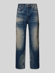 Baggy Fit Jeans im Used-Look von REVIEW Blau - 15