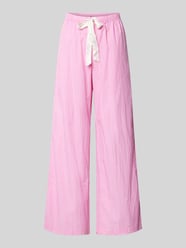 Wide Fit Pyjama-Hose mit elastischem Bund Modell 'Poplin' von Gina Tricot - 17