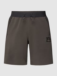 Sweatshorts mit Label-Patch von EA7 Emporio Armani Grau - 44